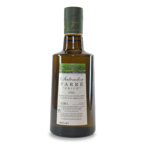 Oli d'oliva verge extra 0,50 Litres - Olives Arbequines - Salvador Farré Chicó